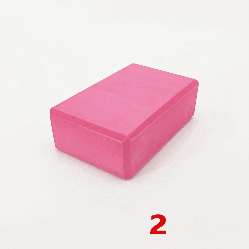 brique yoga - Fleur Étoilée Rose