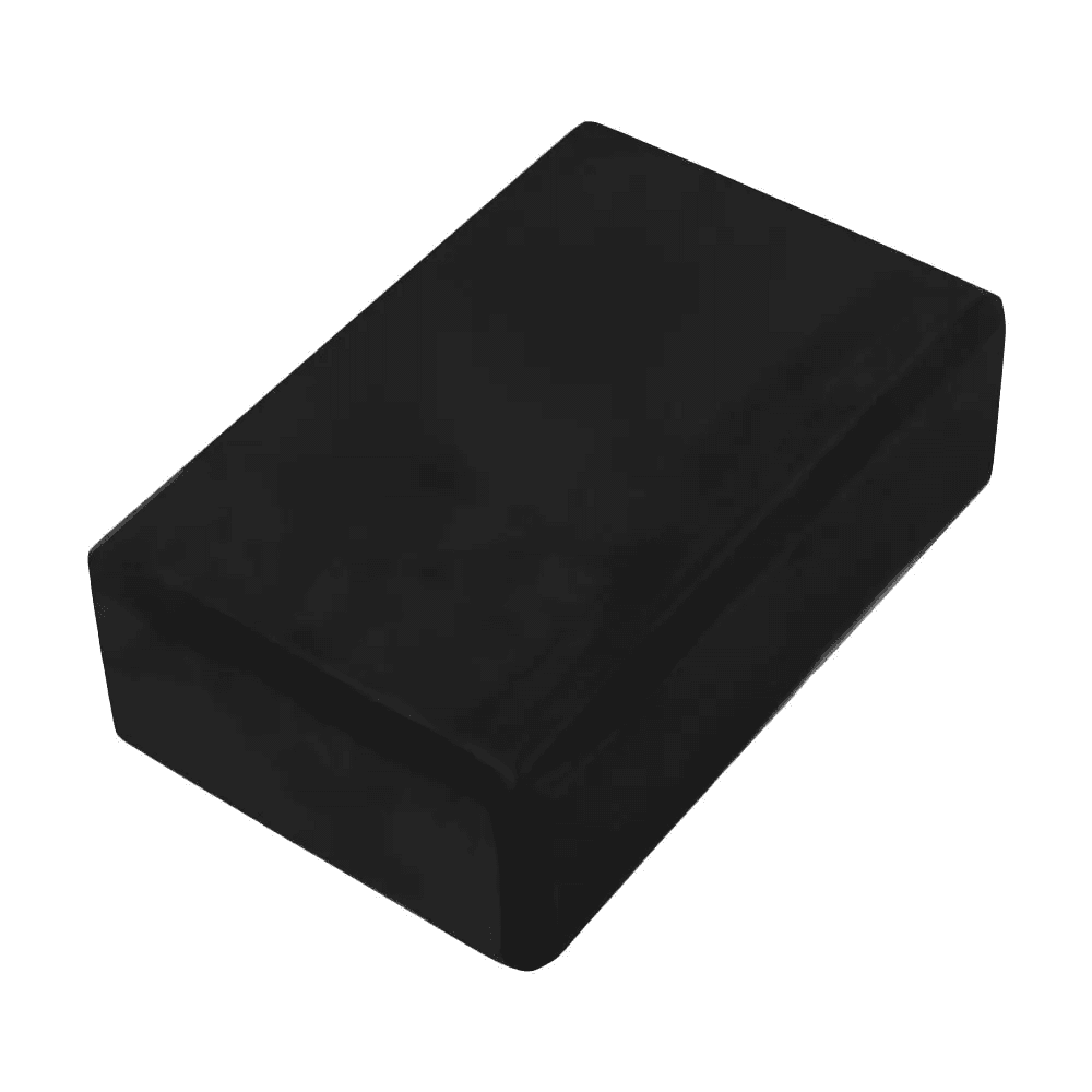 Brique de yoga noire en mousse EVA - Mystique Nocturne