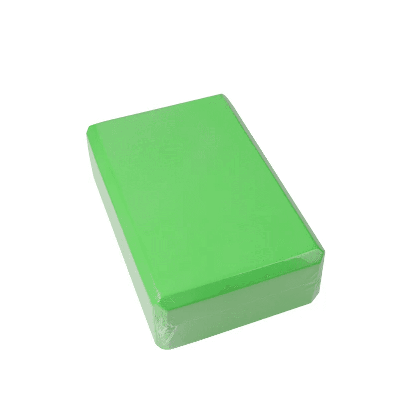 brique-de-yoga-verte-minimaliste